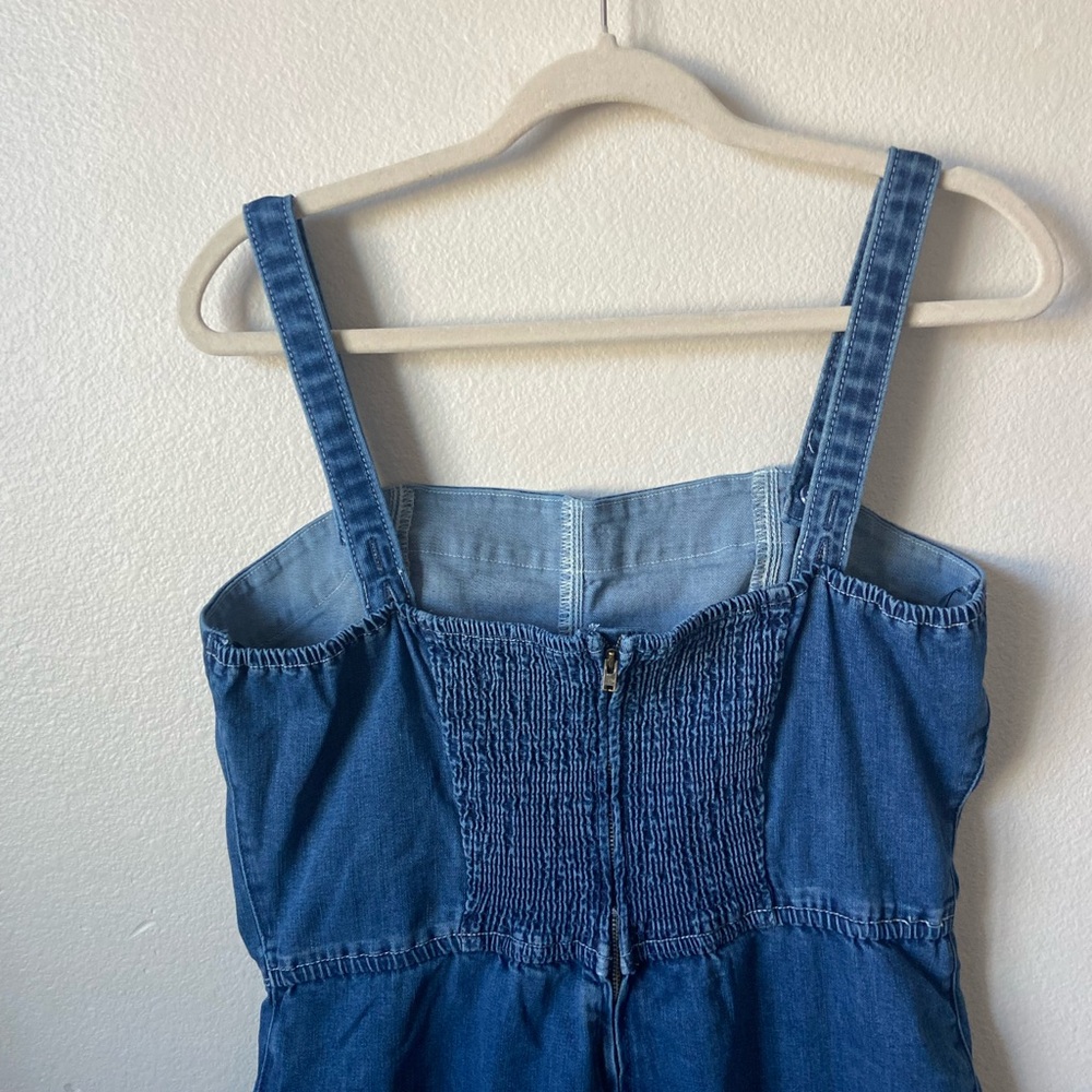 Hollister Blue Denim Jumpsuit Flared - Picture 5 of 12